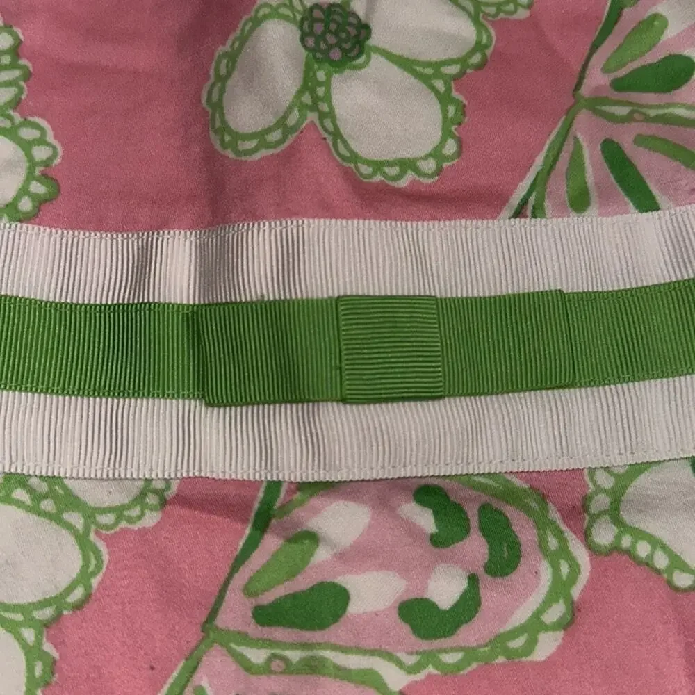 VINTAGE Lilly Pulitzer Pretty Pink Twirl Dress, 10 Girls, Pink & Green Butterfly